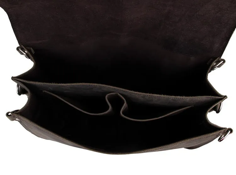 Large Leather Travel Bag, Leather Laptop Bags For Men, Best Briefcases For Men, Leather Holdall Bags 7072
