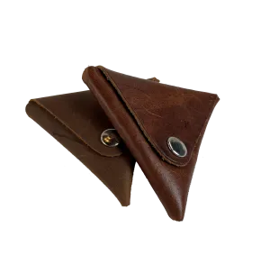 Leather Coin Triangle Wallet  BUY MORE and SAVE!