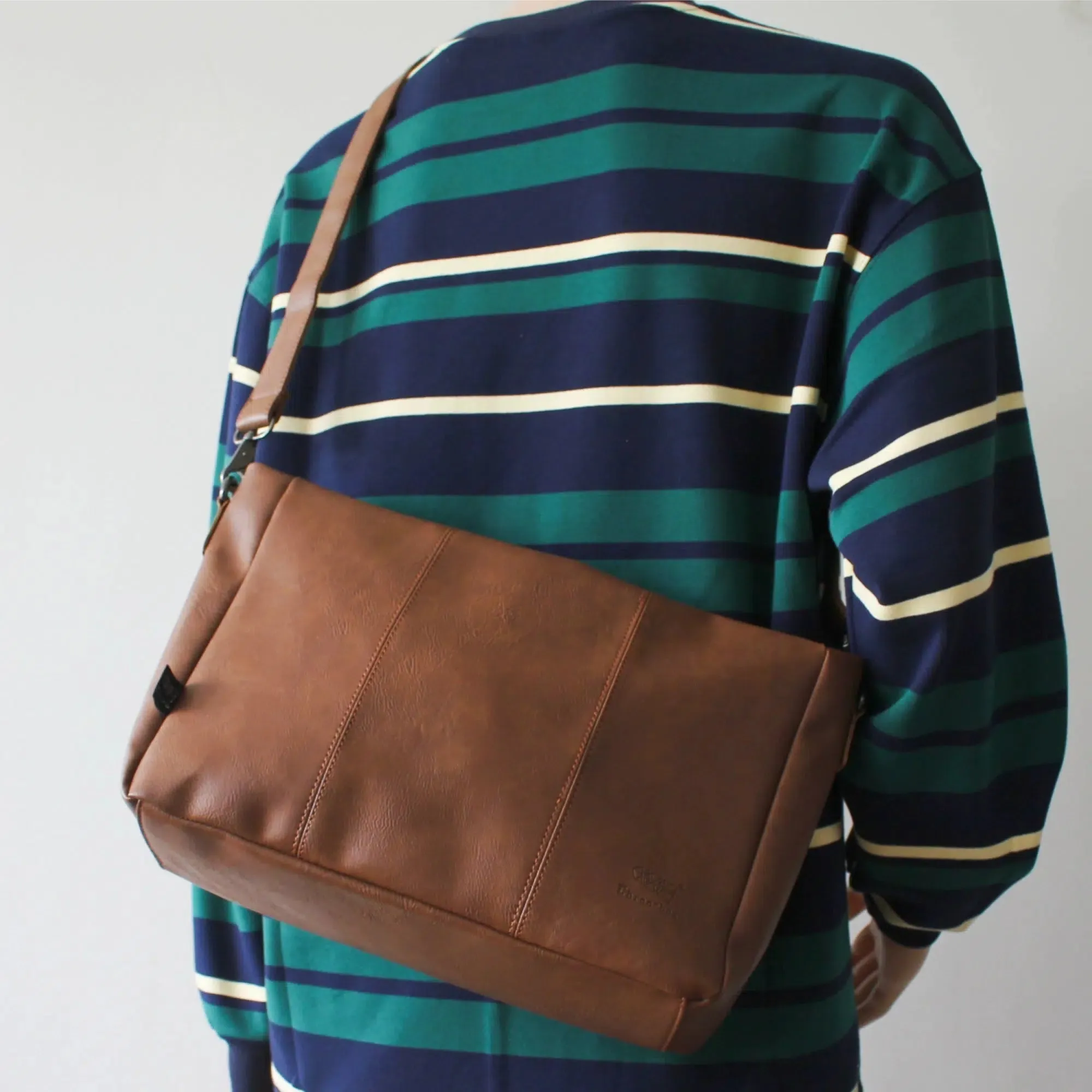 Leather Crossbody Business Bag