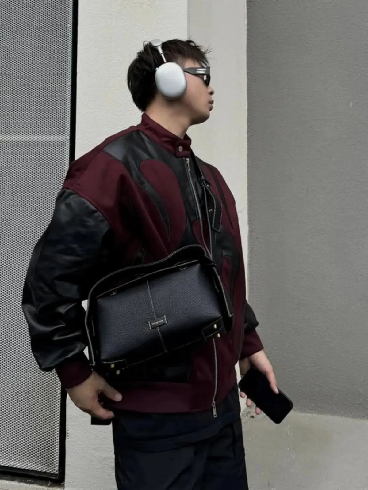 Leather Crossbody Handbag