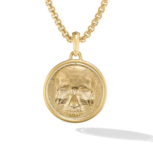 Life and Death Amulet Enhancer in Yellow Gold