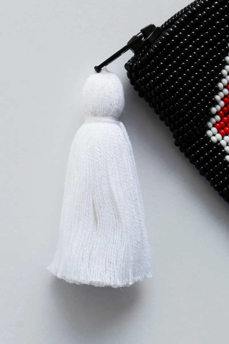 Lips Glass Bead Coin Purse