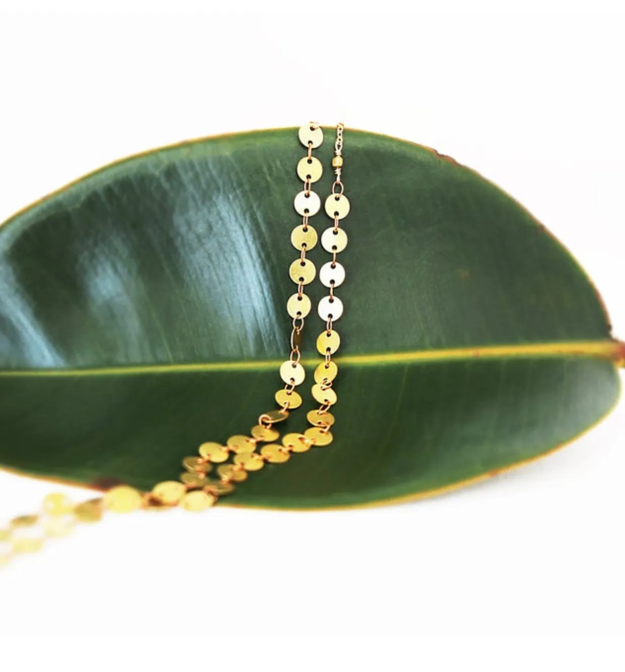 Long Coin Necklace