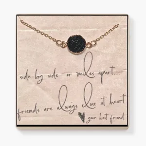 Long distance birthday gift ideas, Long distance friendship necklace, Long distance gifts, Gifts for friends who live far away, Far away bff