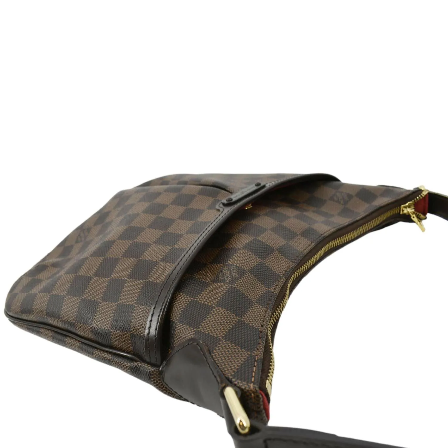 LOUIS VUITTON Bloomsbury Damier Ebene Crossbody Bag Brown