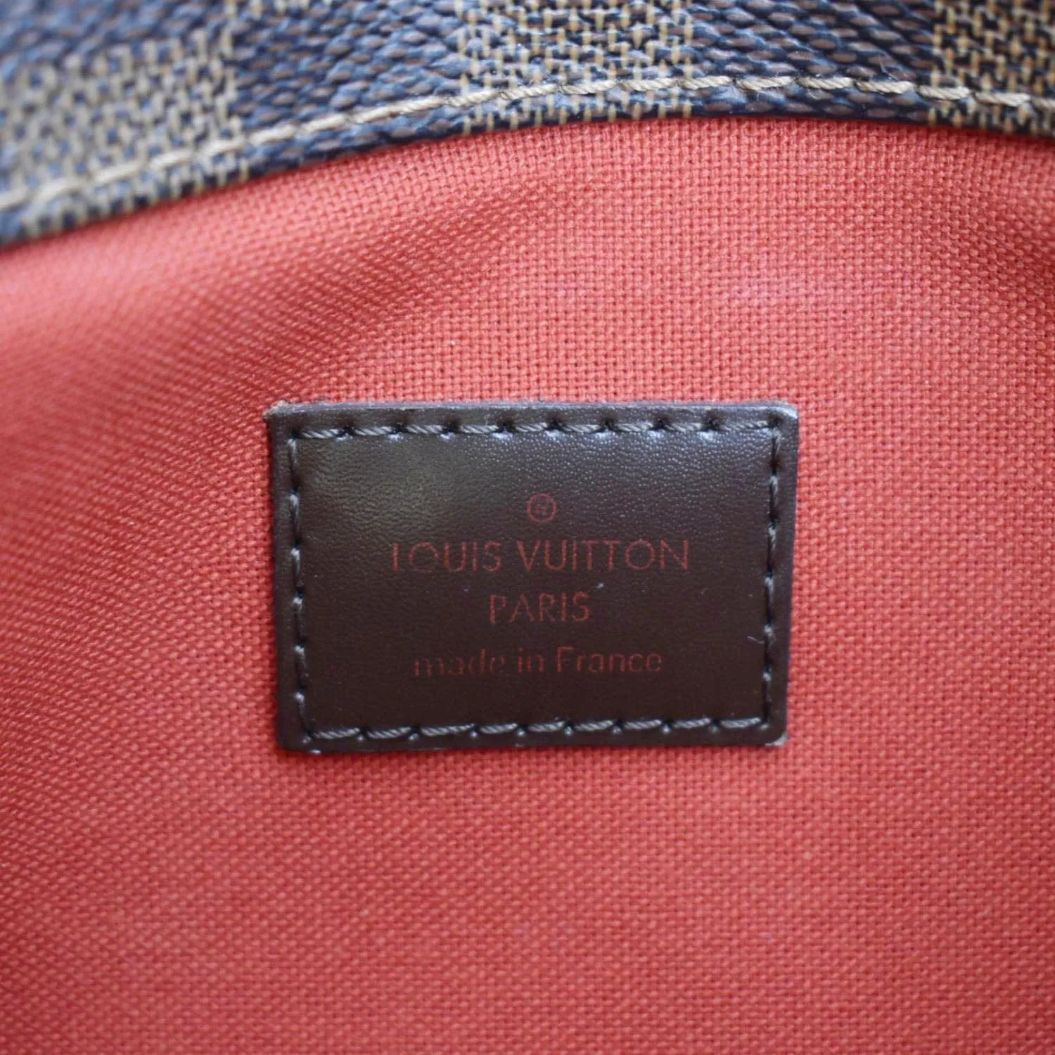 LOUIS VUITTON Bloomsbury Damier Ebene Crossbody Bag Brown