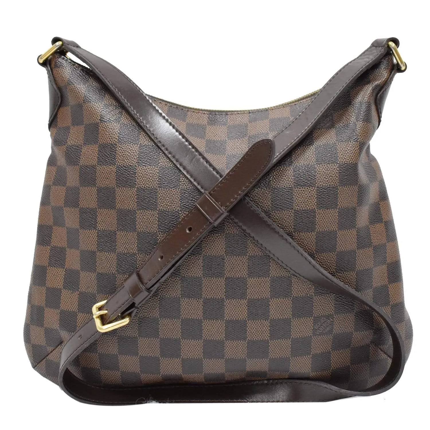 LOUIS VUITTON Bloomsbury PM Damier Ebene Crossbody Bag Brown