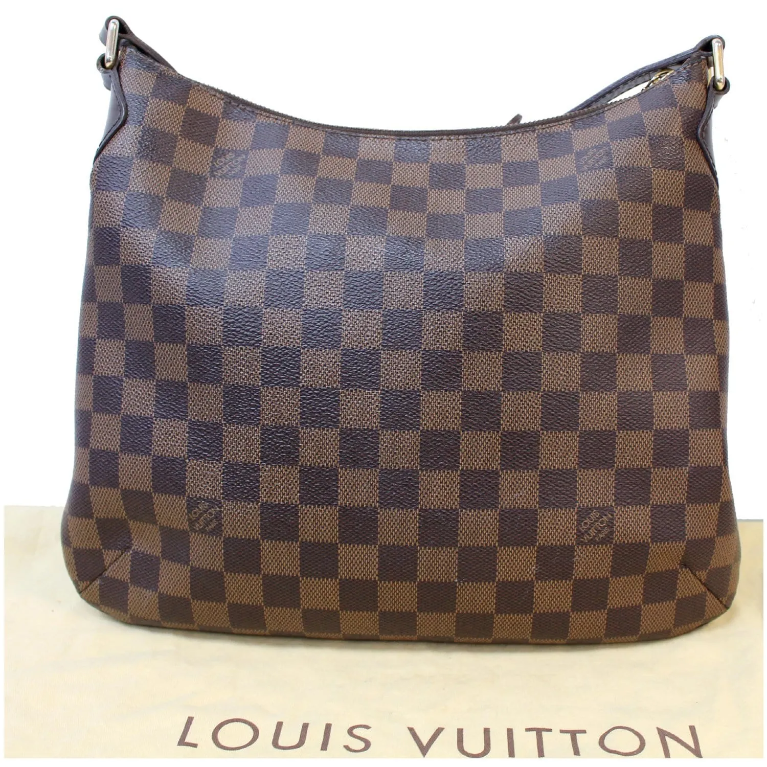 LOUIS VUITTON Bloomsbury PM Damier Ebene Crossbody Bag Brown