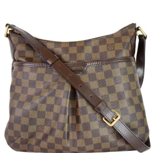 LOUIS VUITTON Bloomsbury PM Damier Ebene Crossbody Bag Brown