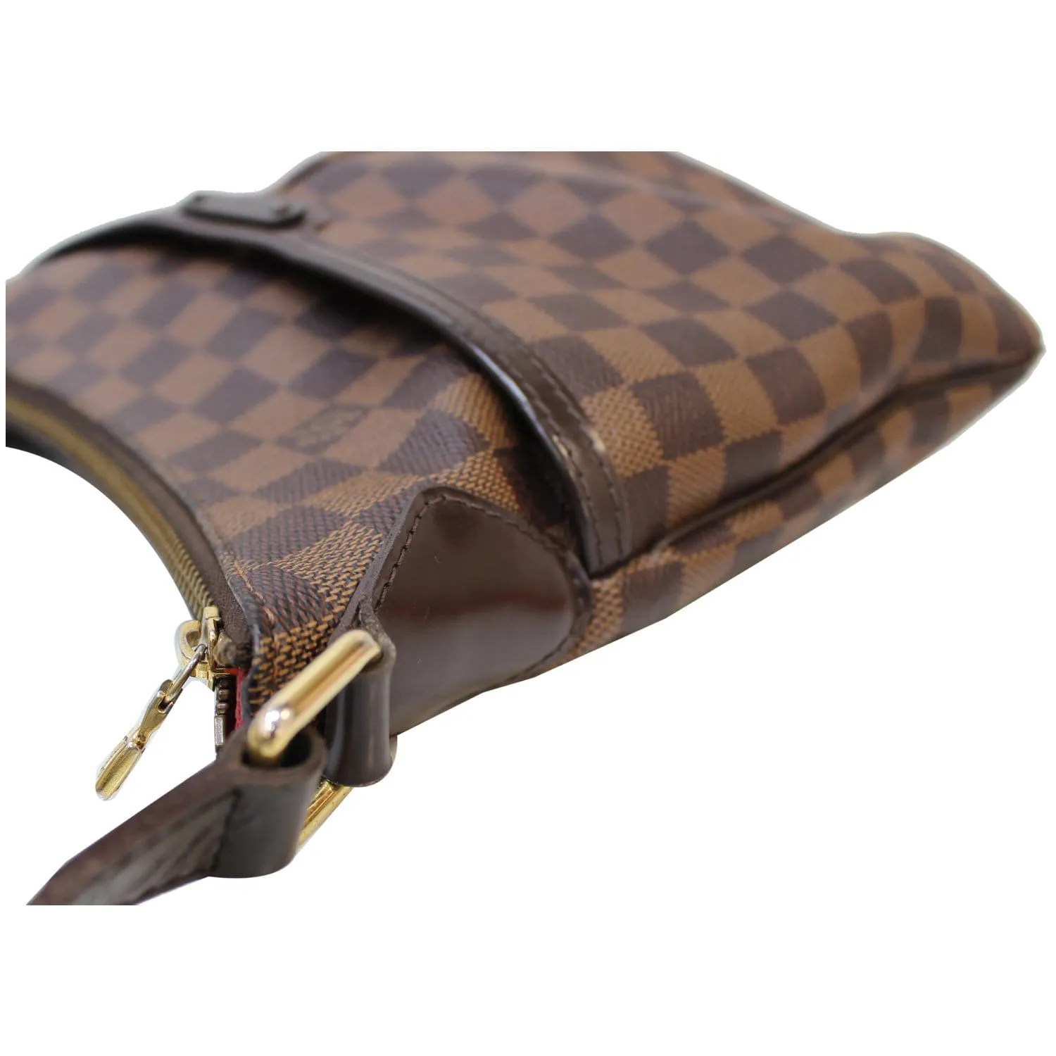 LOUIS VUITTON Bloomsbury PM Damier Ebene Crossbody Bag Brown