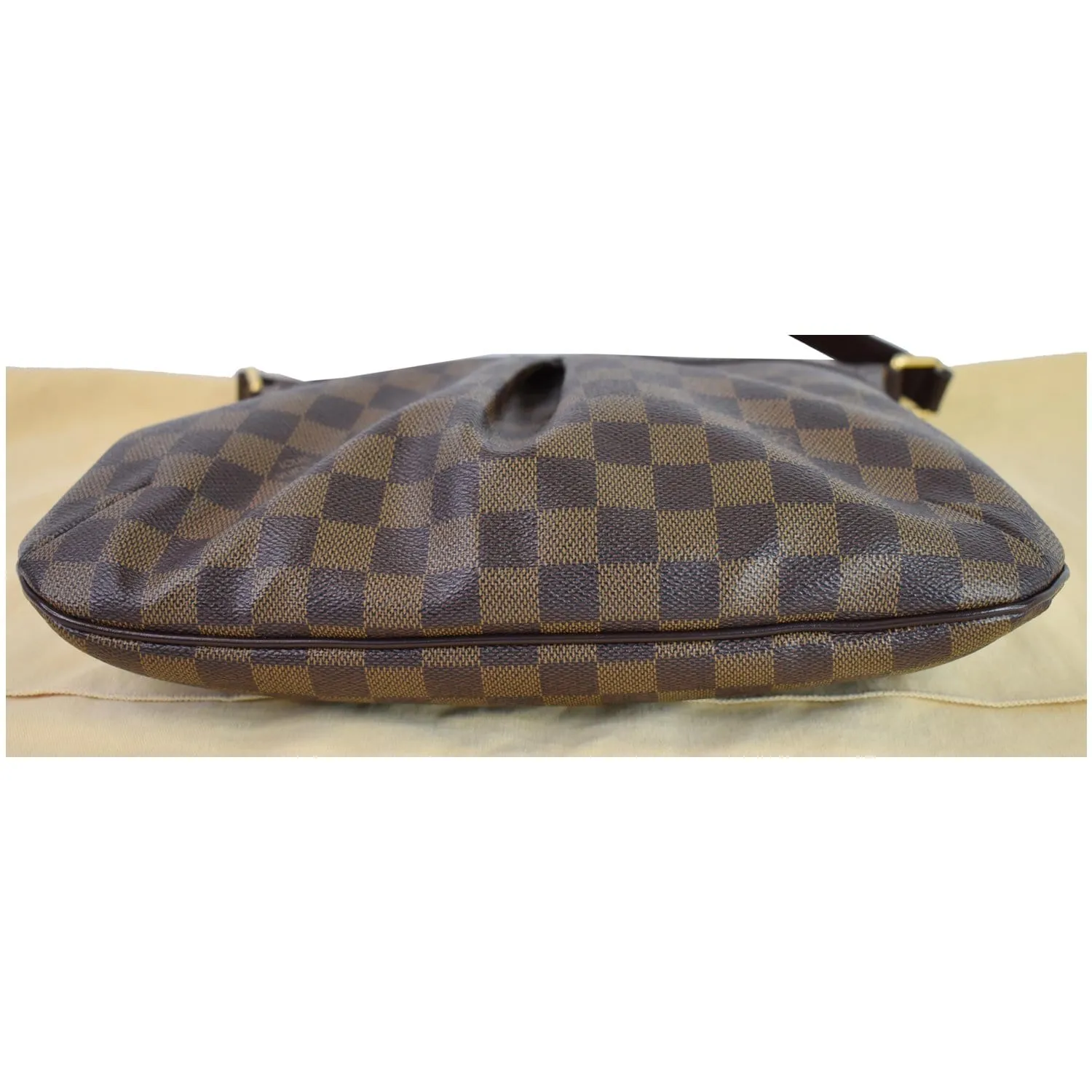 LOUIS VUITTON Bloomsbury PM Damier Ebene Crossbody Bag Brown
