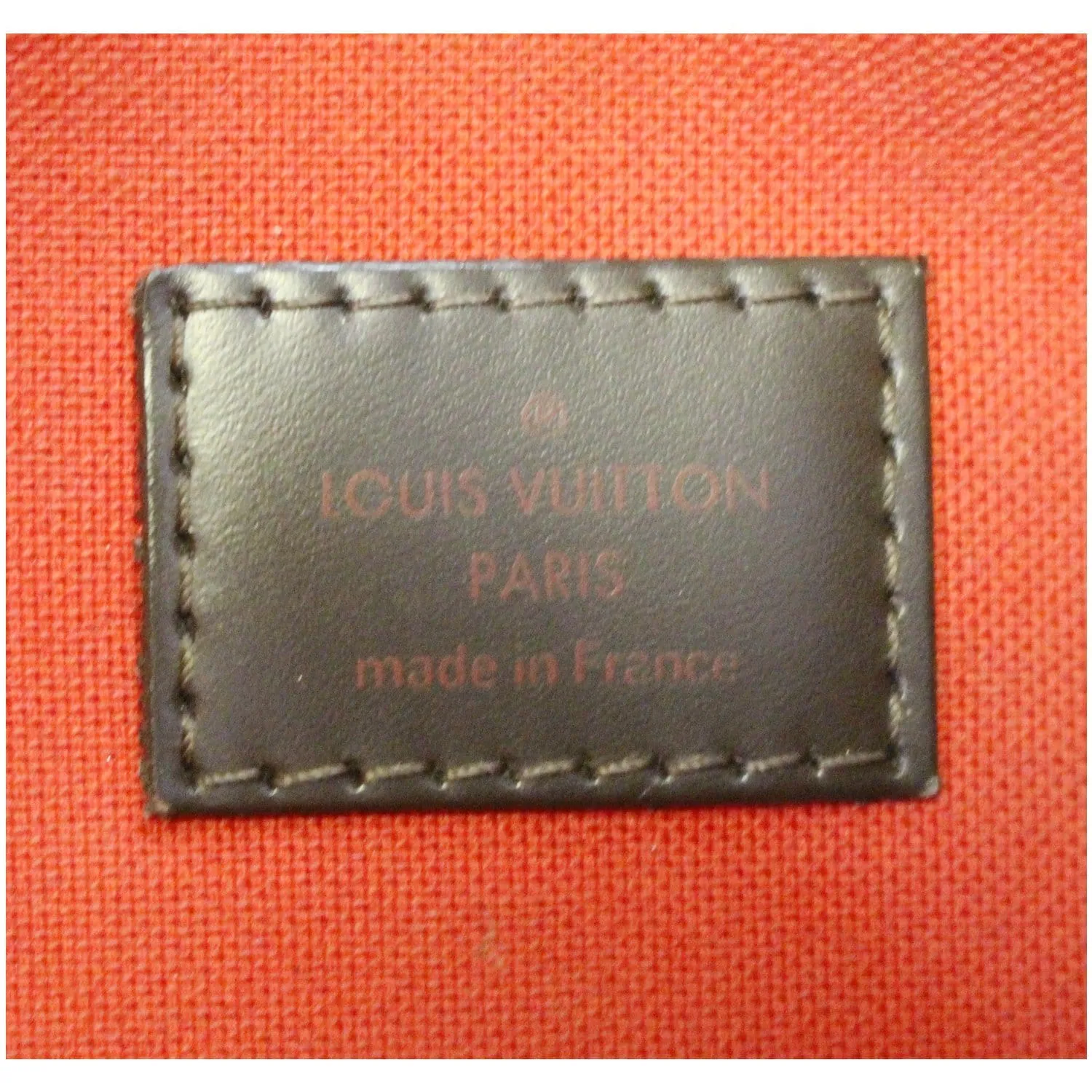LOUIS VUITTON Bloomsbury PM Damier Ebene Crossbody Bag Brown