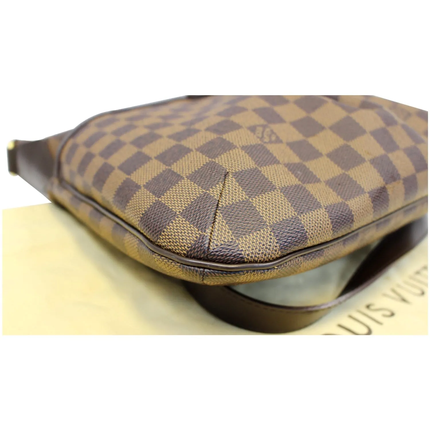 LOUIS VUITTON Bloomsbury PM Damier Ebene Crossbody Bag Brown