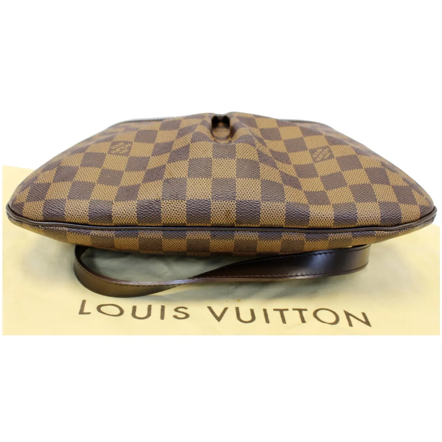 LOUIS VUITTON Bloomsbury PM Damier Ebene Crossbody Bag Brown