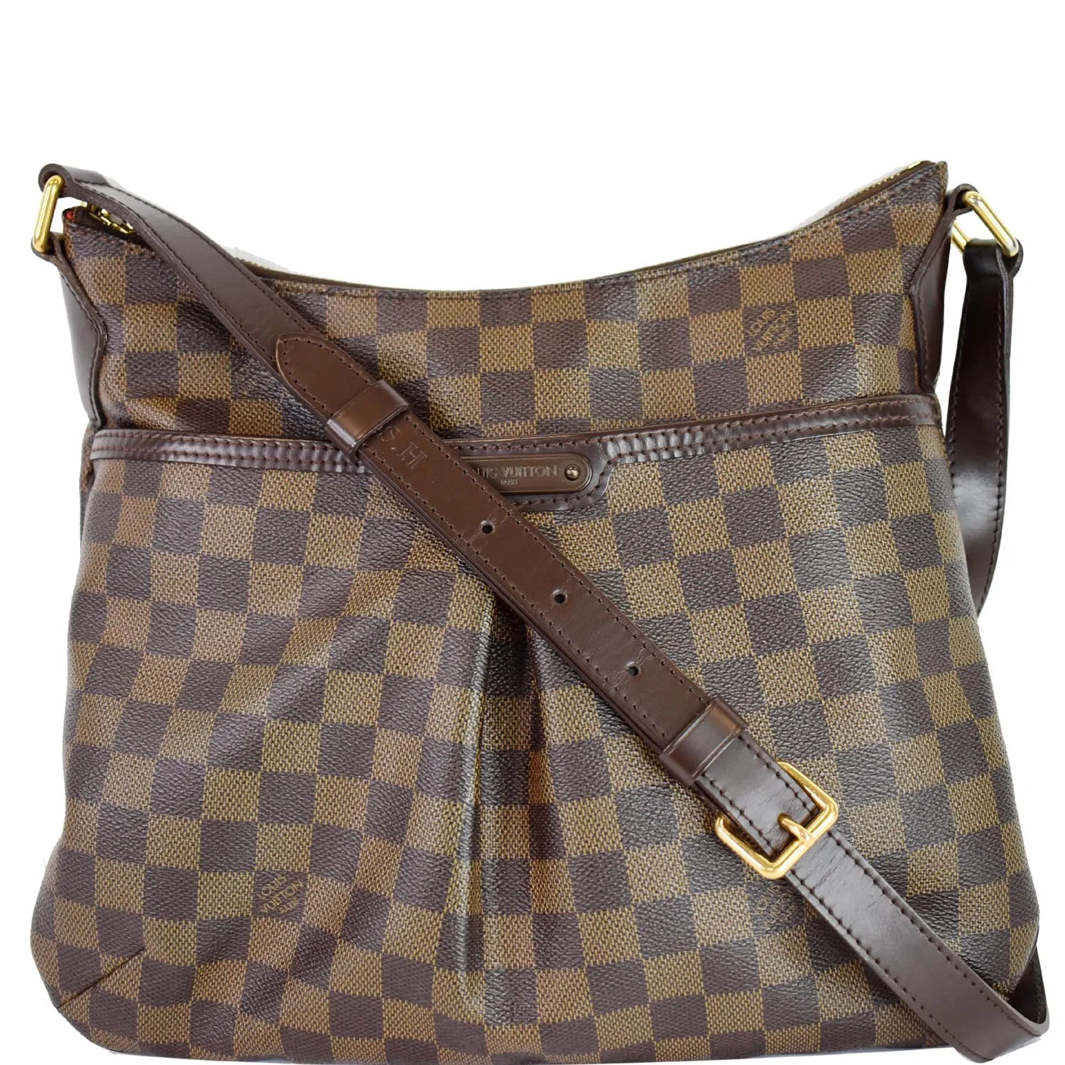 LOUIS VUITTON Bloomsbury PM Damier Ebene Crossbody Bag Brown