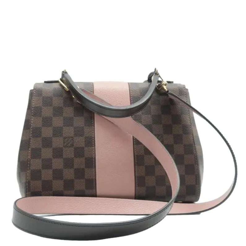 LOUIS VUITTON Bond Street BB Damier Ebene Crossbody Bag Magnolia