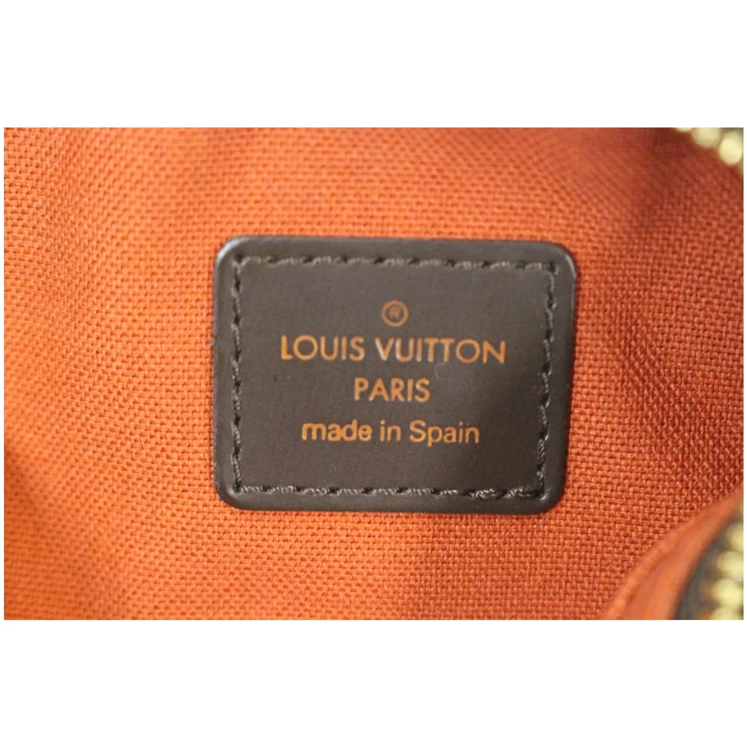 LOUIS VUITTON Damier Ebene Geronimos Brown Hip Bag