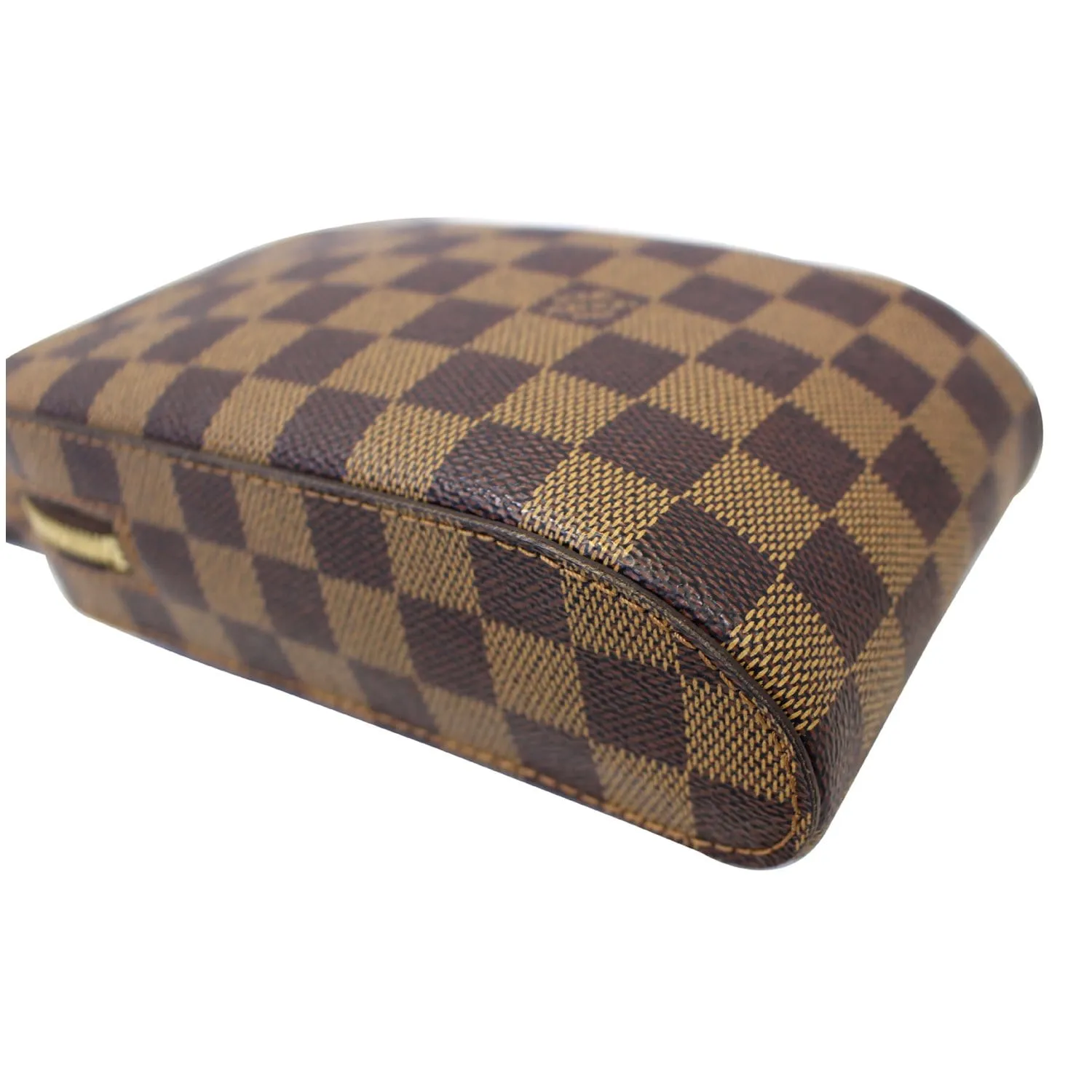 LOUIS VUITTON Damier Ebene Geronimos Brown Hip Bag
