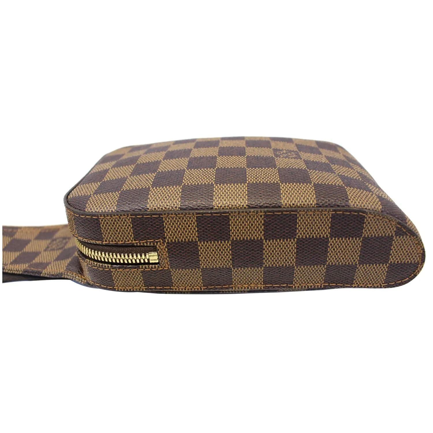 LOUIS VUITTON Damier Ebene Geronimos Brown Hip Bag