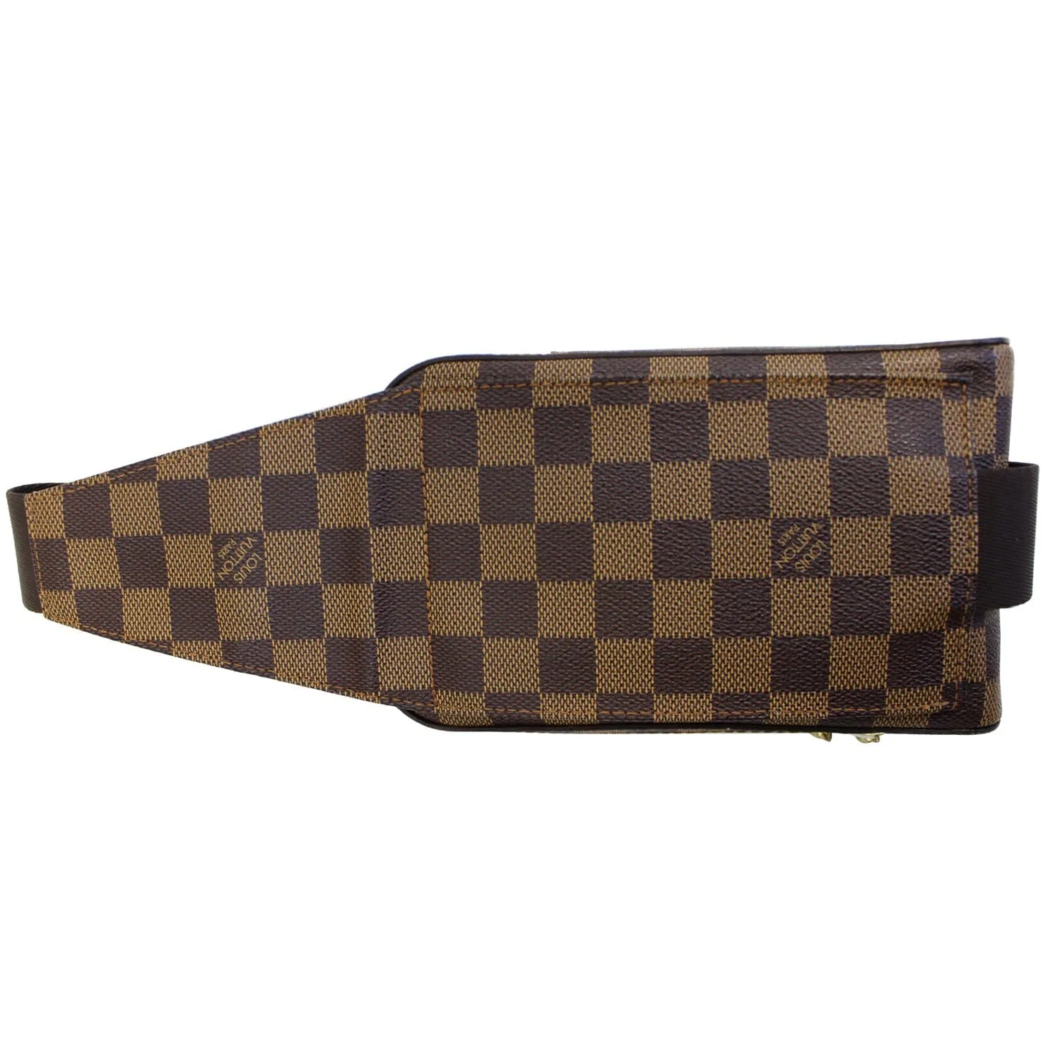 LOUIS VUITTON Damier Ebene Geronimos Brown Hip Bag