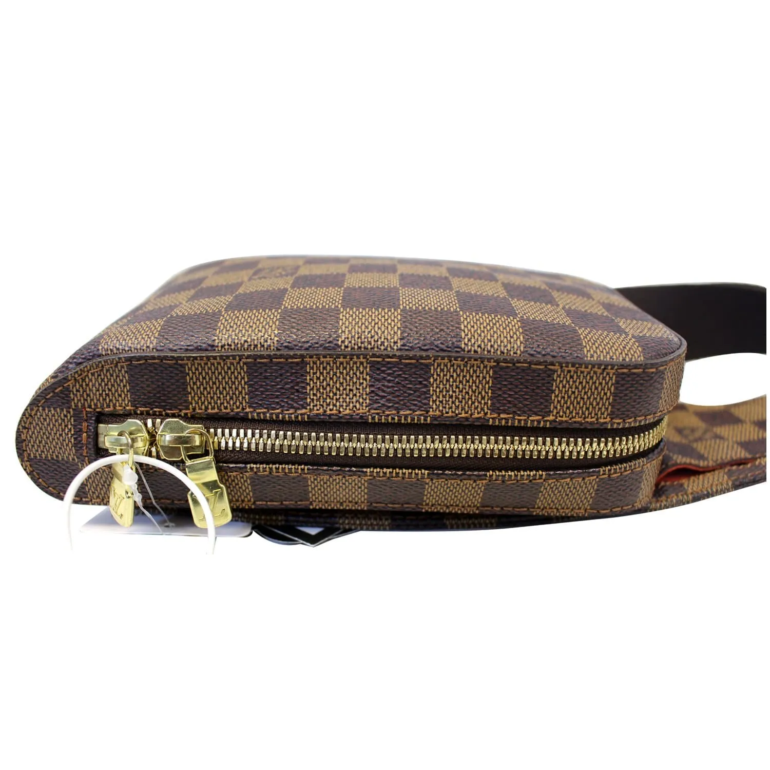 LOUIS VUITTON Damier Ebene Geronimos Brown Hip Bag