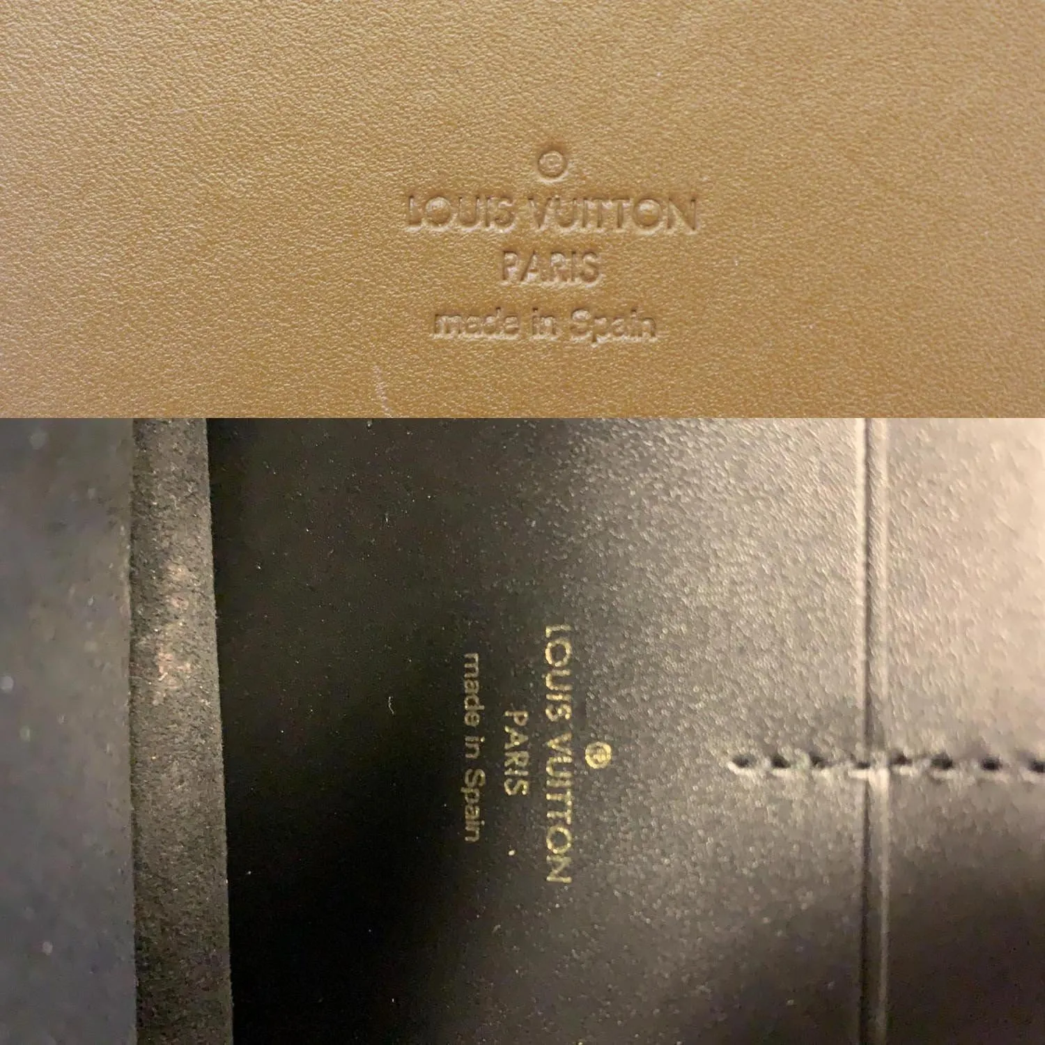 LOUIS VUITTON Dauphine Reverse Monogram Canvas Bumbag Bag Brown