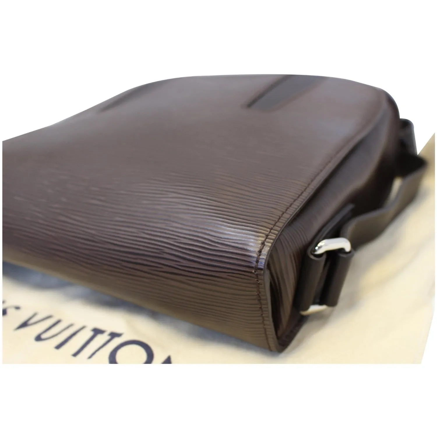 LOUIS VUITTON Harington PM Epi Leather Messenger Bag Brown