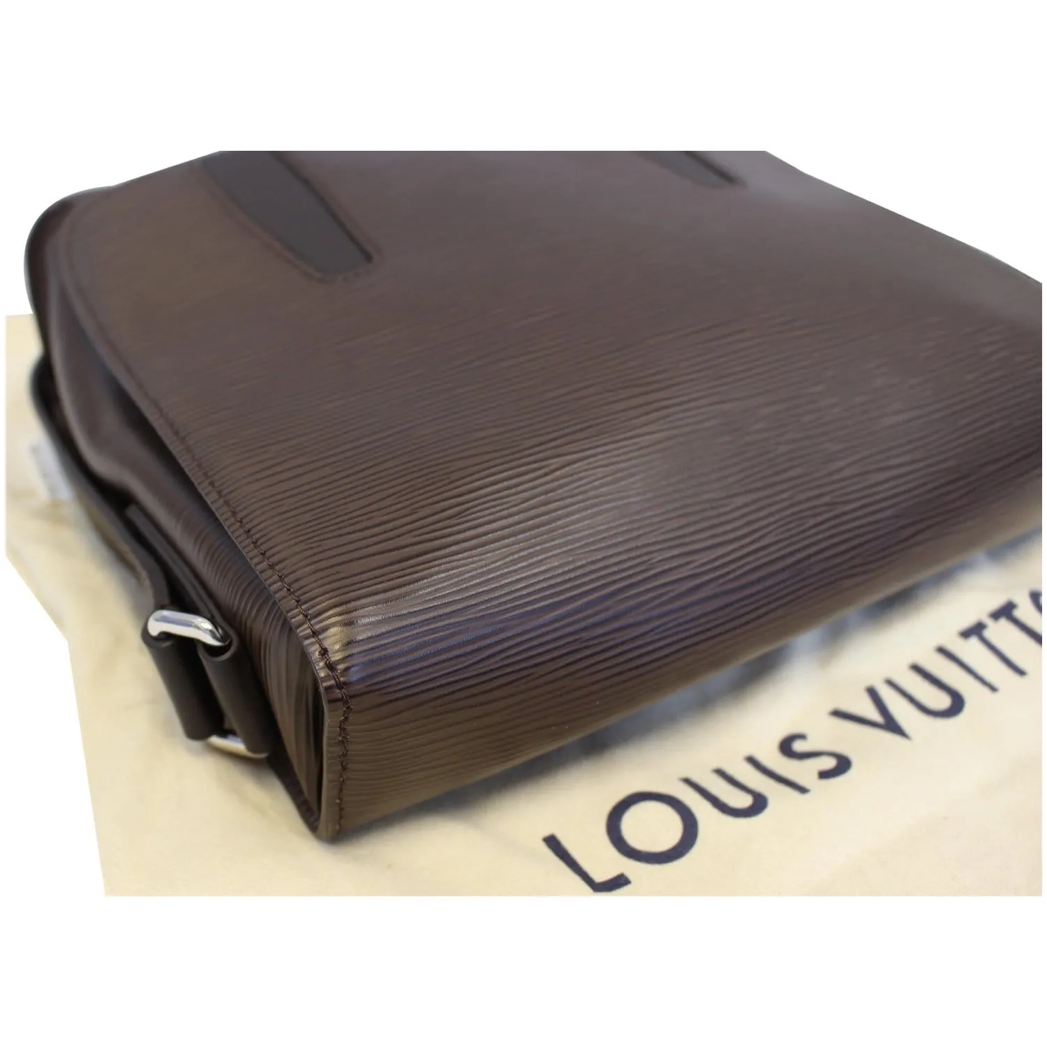 LOUIS VUITTON Harington PM Epi Leather Messenger Bag Brown