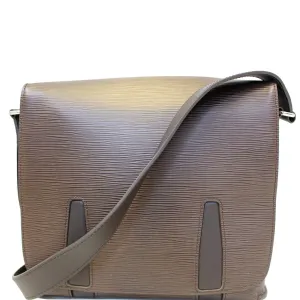 LOUIS VUITTON Harington PM Epi Leather Messenger Bag Brown