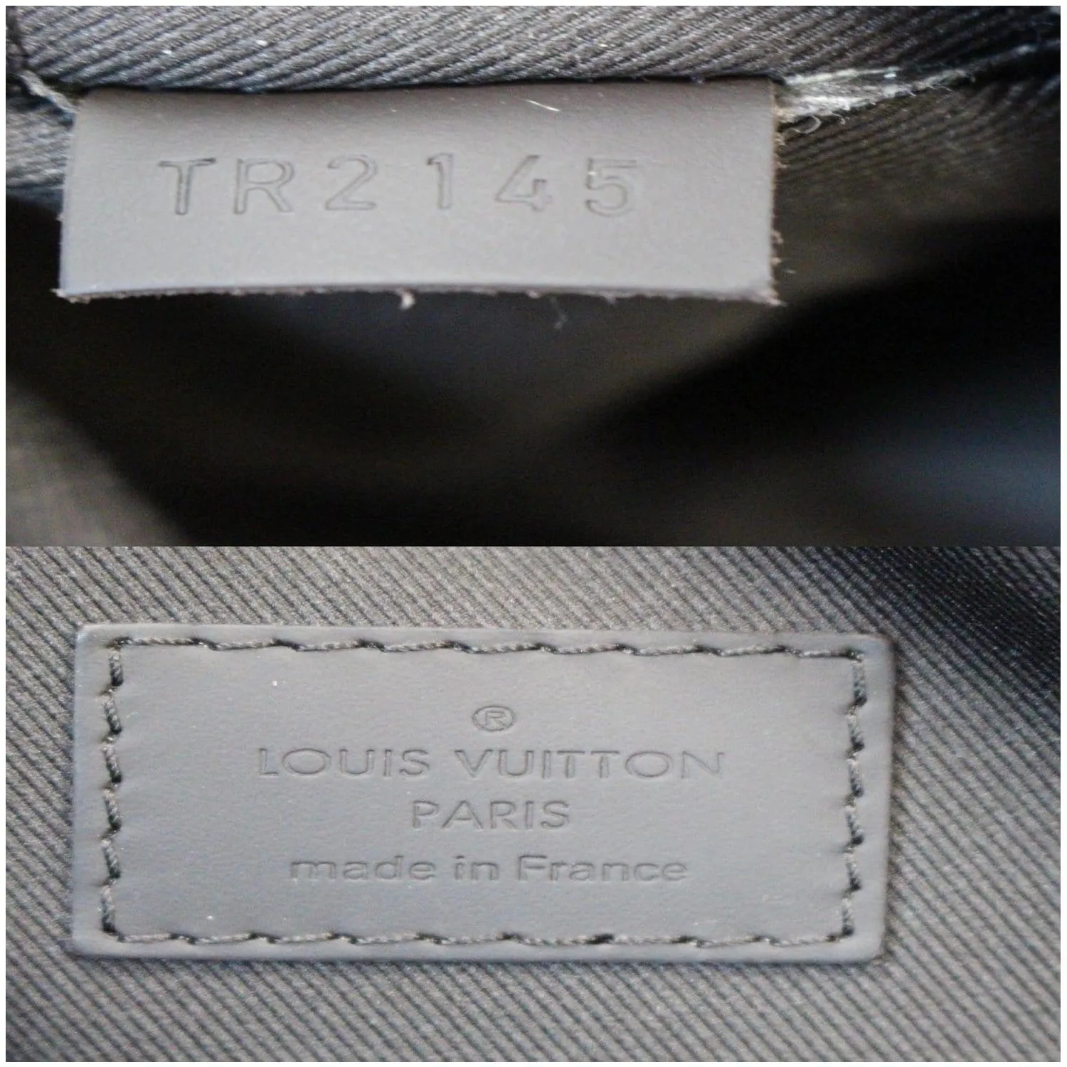 LOUIS VUITTON Jake PM Damier Ebene Messenger Bag Brown