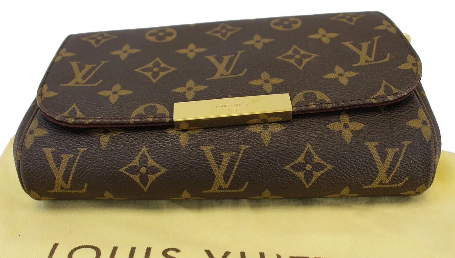 LOUIS VUITTON Monogram Canvas Favorite PM Crossbody Bag
