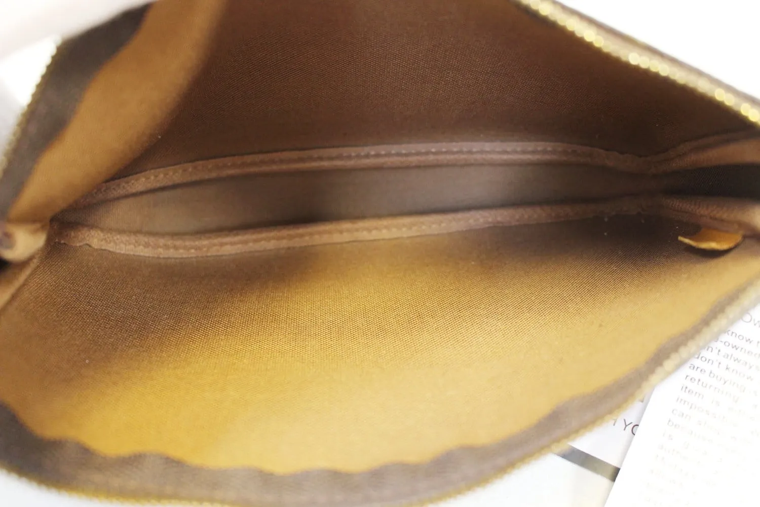 LOUIS VUITTON Monogram Pochette Accessoires Long Shoulder Pouch