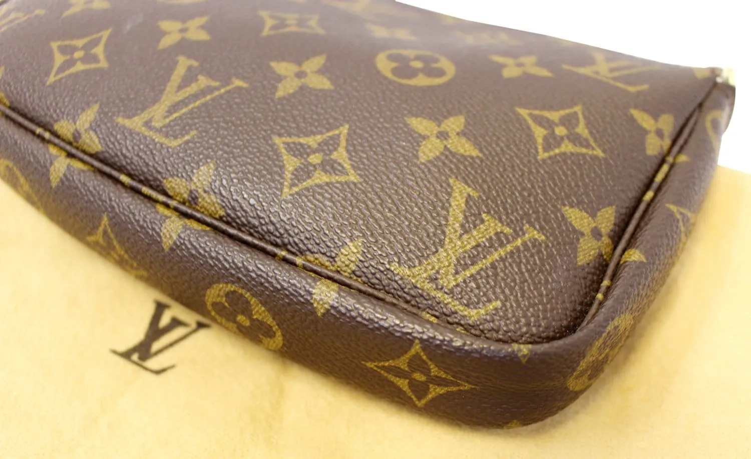 LOUIS VUITTON Monogram Pochette Accessoires Long Shoulder Pouch