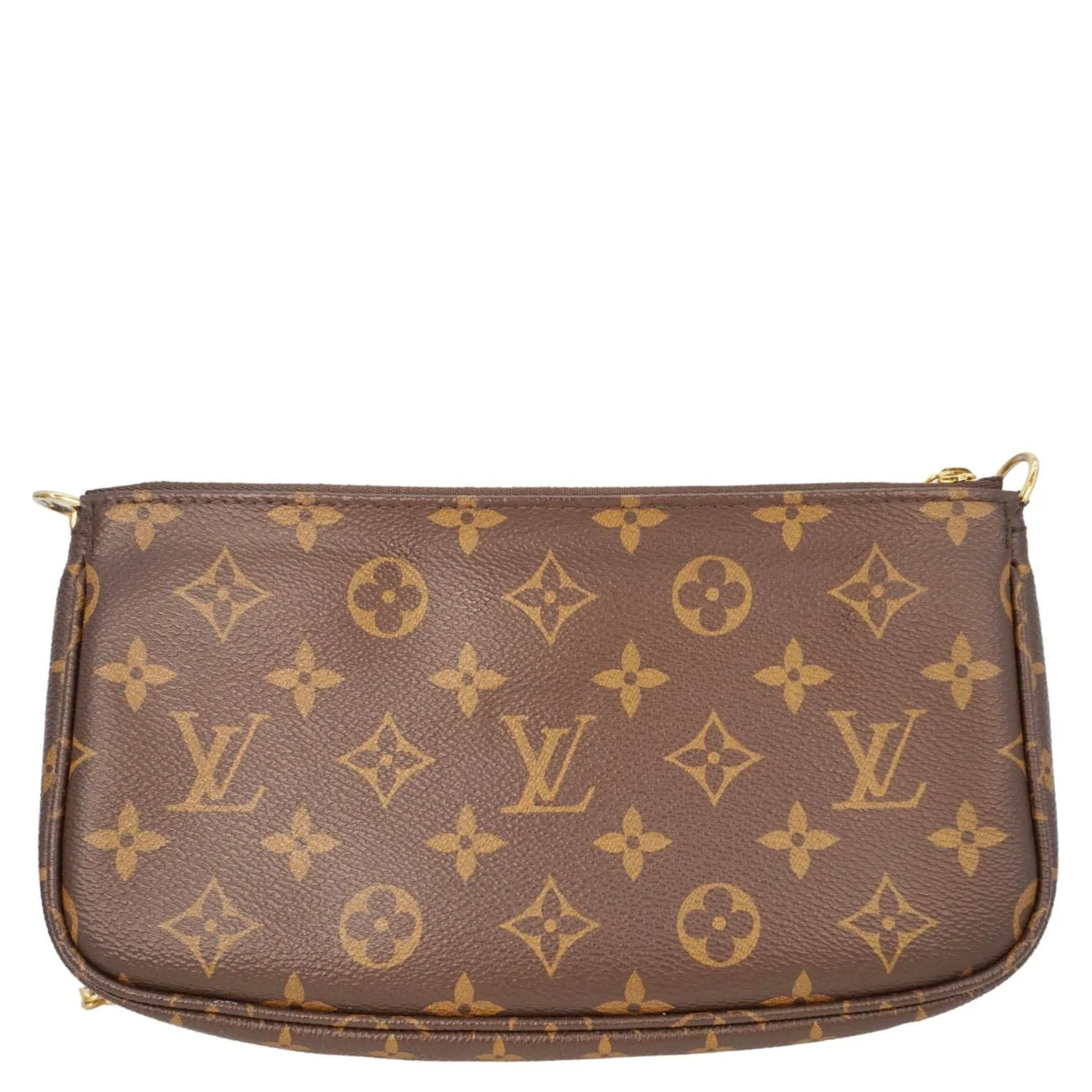LOUIS VUITTON Multi Pochette Accessoires Monogram Canvas Crossbody Bag Brown