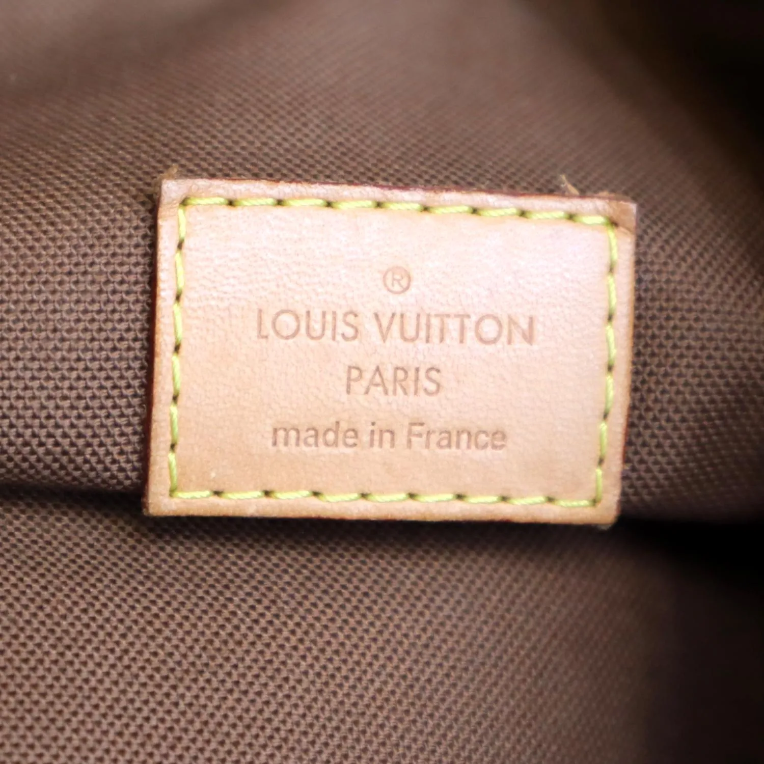 LOUIS VUITTON Odeon MM Monogram Canvas Crossbody Bag Brown