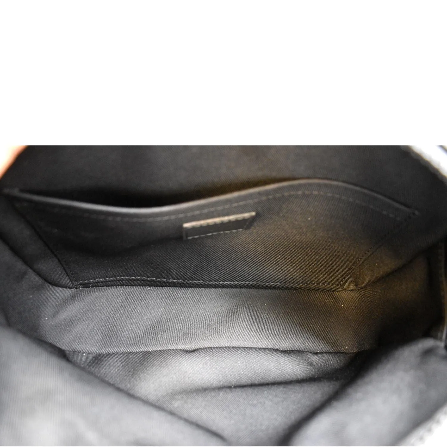 LOUIS VUITTON S-Lock Monogram Leather Crossbody Bag Black