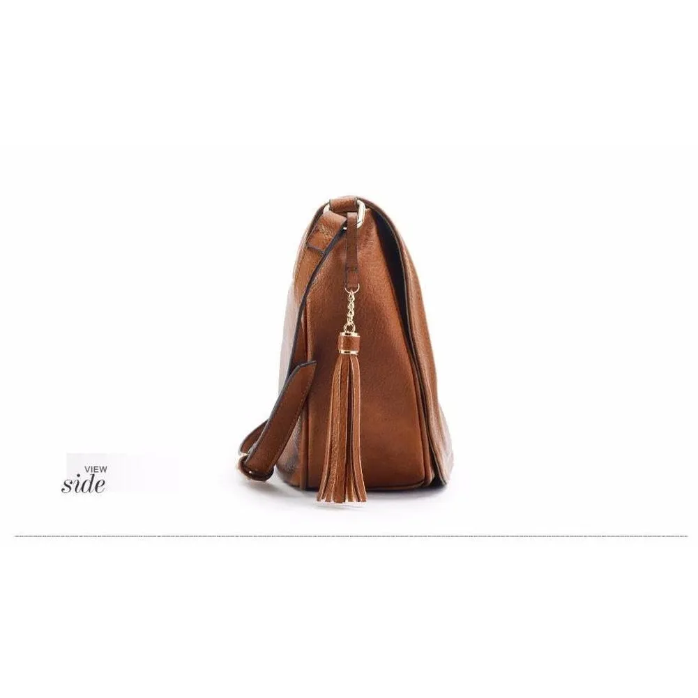 <bold>Messenger / Crossbody Bag <br>Vegan-Leather