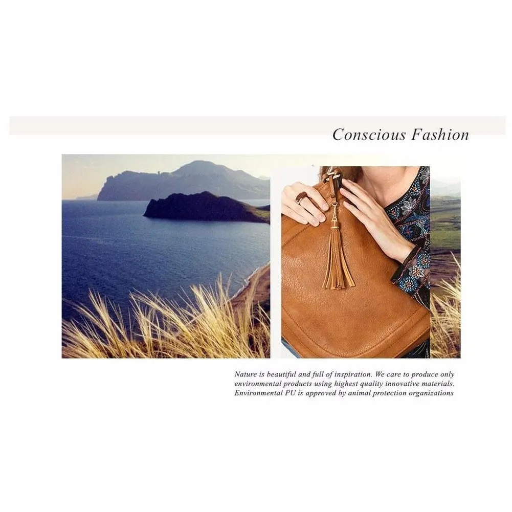 <bold>Messenger / Crossbody Bag <br>Vegan-Leather