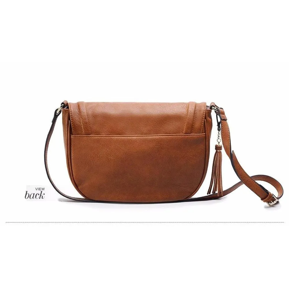 <bold>Messenger / Crossbody Bag <br>Vegan-Leather
