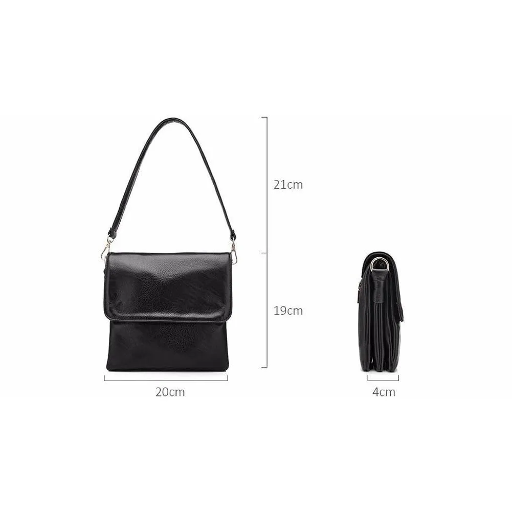 <bold>Messenger  / Shoulder Bag  <br>Vegan-Leather