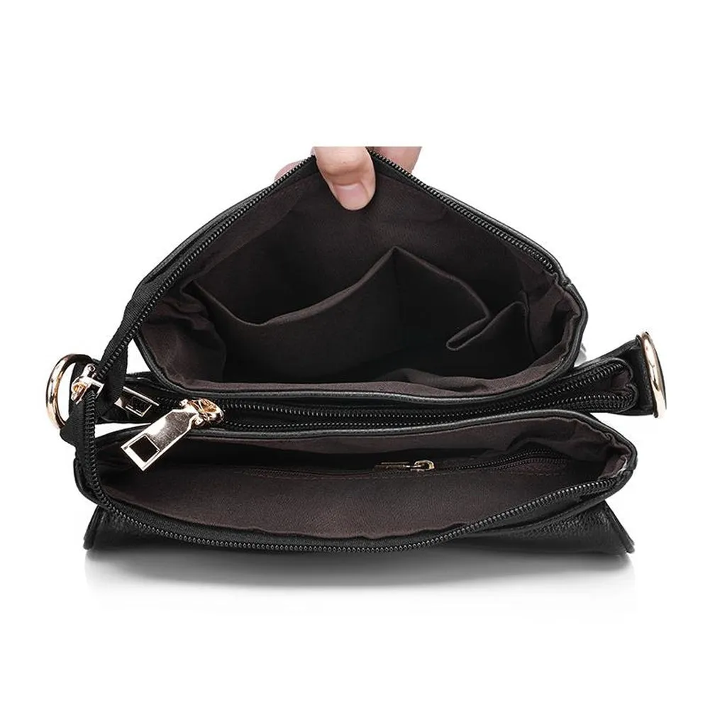 <bold>Messenger  / Shoulder Bag  <br>Vegan-Leather