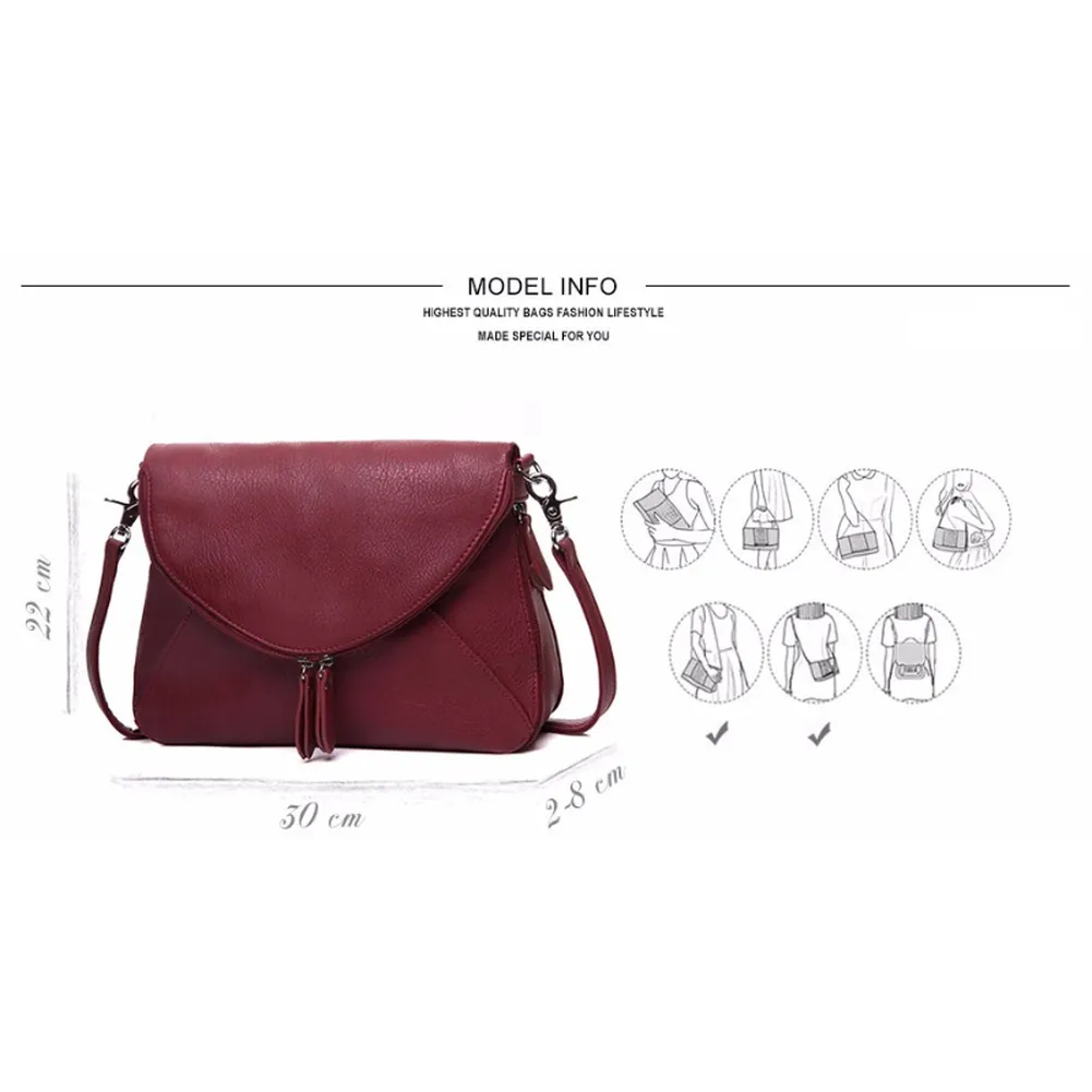 <bold>Messenger  / Shoulder Bag  <br>Vegan-Leather