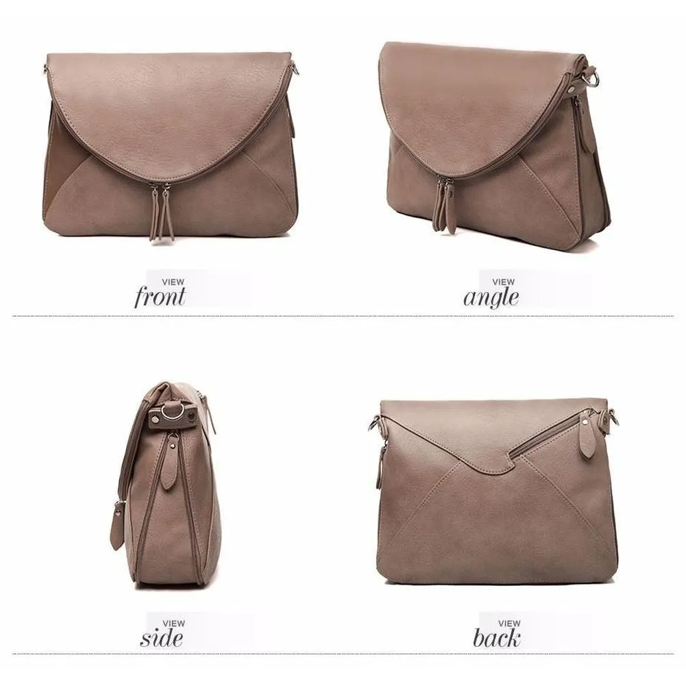 <bold>Messenger  / Shoulder Bag  <br>Vegan-Leather