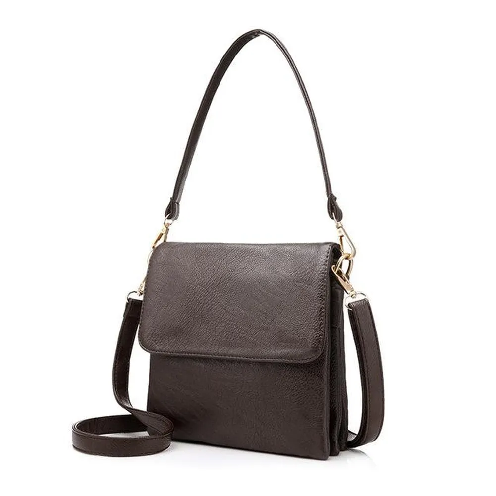<bold>Messenger  / Shoulder Bag  <br>Vegan-Leather