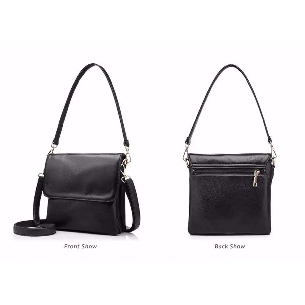 <bold>Messenger  / Shoulder Bag  <br>Vegan-Leather