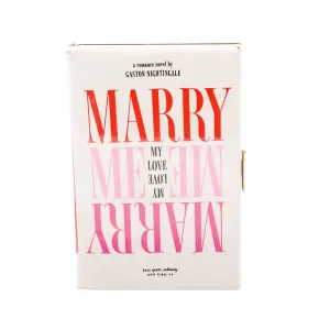 Marry Me My Love Book Clutch