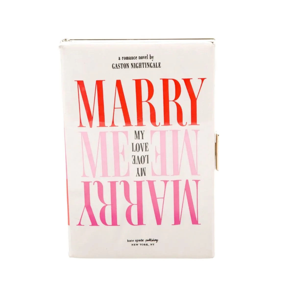 Marry Me My Love Book Clutch