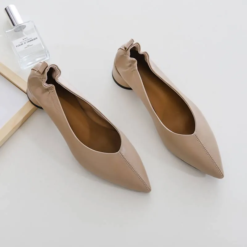 Mary Janes round low heels oxford pointed toe large size grandma shoes Hollywood movie stars natura leather elegant pumps