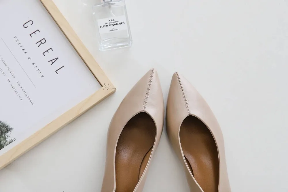 Mary Janes round low heels oxford pointed toe large size grandma shoes Hollywood movie stars natura leather elegant pumps