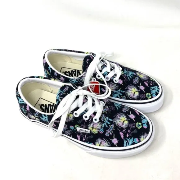 💖MEGA SALE💖VANS Era Paradise Floral Low  Black Women's  Canvas  VN0A54F13VD